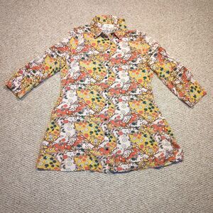 Natural Life Twiggy T Shirt Dress Womens XL Floral Boho Cottagecore Hippie